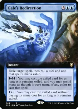 Gale's Redirection (563) Extended Art Battle for Baldur's Gate CLB MTG Magic - Image 1