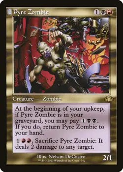 Pyre Zombie (362) Retro Frame Dominaria Remastered DMR MTG Magic - Image 1