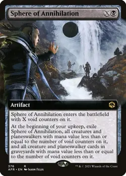 Sphere of Annihilation Foil Extended Adventures in the Forgotten Realms MTG - Image 1