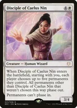 Disciple of Caelus Nin (021) The Brothers' War Commander BRC MTG Magic - Image 1