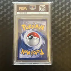 2000 Pokemon Black Star Team Rockets MEOWTH #18 Promo Pokemon League PSA 10 - Image 2