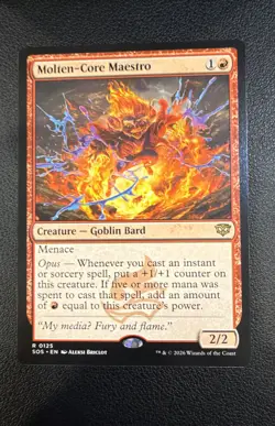 Molten-Core Maestro Secrets of Strixhaven Regular - Image 1
