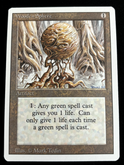 1x MTG Wooden Sphere - Revised Edition (3ED) - Image 1
