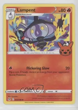 Lampent Pokemon Scarlet & Violet Trick or Trade BOO-ster #025 - Image 1