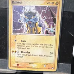 The Pokemon Company Pokemon TCG Raikou POP Series 2 003/017 70 HP Holo Rare - Image 1