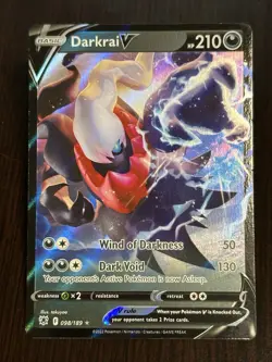 2022 Sword & Shield - Astral Radiance Darkrai V Holo Rare #98/189 - Image 1