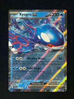 Pokemon Kyogre ex 178 Scarlet & Violet Black Star Promo Holo (NM) - Image 1