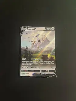 Arceus v SWSH204 Sword & Shield Promo Holo Pokemon TCG Card 2022 - Image 1