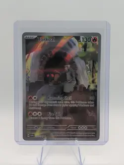 Pokemon Twilight Masquerade Torkoal 172/167 Illustration Rare - Image 1