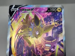 Pokemon Jolteon V SWSH183 Sword Shield Black Star Promo Full Art sc - Image 2