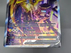 Pokemon Jolteon V SWSH183 Sword Shield Black Star Promo Full Art sc - Image 3