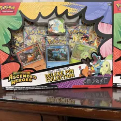 Pokemon Ascended Heroes First Partner Deluxe Pin Collection Sealed New - Image 1