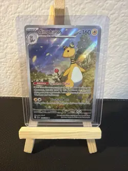 POKEMON TCG Ampharos 090/086 FULL ART ILLUSTRATION RARE Chaos Rising *MINT* - Image 1
