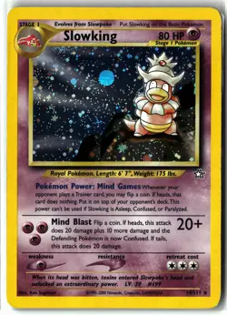 Slowking ⭐ 14/111 Holo Rare Neo Genesis 2000 Pokemon NM/LP - Image 1