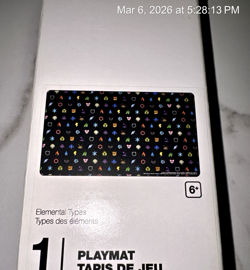Pokemon Playmat * NEW * Pokemon Center Exclusive - Elemental Types Playmat - Image 1