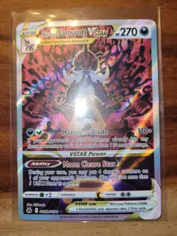2023 Pokemon Sword & Shield Crown Zenith Hisuian Samurott VSTAR FA GG52/GG70 - Image 1