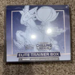 Pokemon TCG Chilling Reign ETB Elite Trainer Box & Protector Included 820650809712 - Image 1