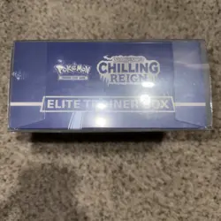 Pokemon TCG Chilling Reign ETB Elite Trainer Box & Protector Included 820650809712 - Image 3