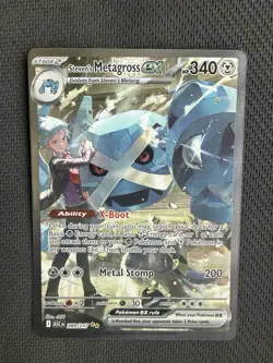 Pokemon Steven's Metagross ex 289/217 Me: Ascended Heroes SIR - Image 1