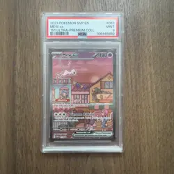 Pokemon Mew ex SVP 053 Black Star Promo Scarlet & Violet Mint PSA 9 - Image 1