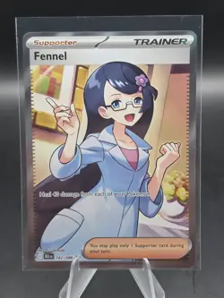The Pokemon Company Fennel 162/086 Ultra Rare Full Art Holo Sv: Black Bolt EN - Image 1