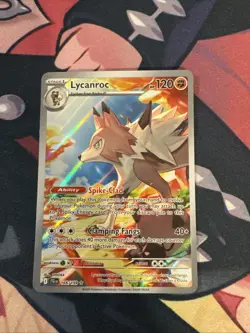 LYCANROC 166/159 ILLUSTRATION RARE JOURNEY TOGETHER POKEMON NEAR MINT - Image 1