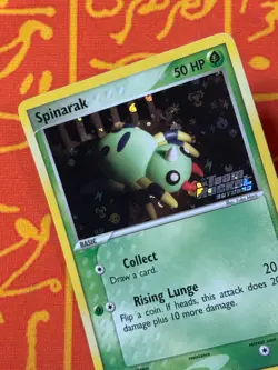 POKEMON TCG SPINARAK 78/109 REVERSE HOLO STAMPED EXC TEAM ROCKET RETURNS - Image 3