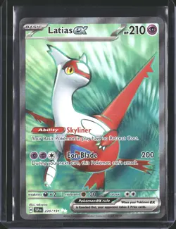Latias ex 220/191 Ultra Rare Surging Sparks Pokemon NM/M - Image 1