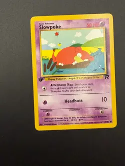Pokemon Slowpoke 1st Edition Common Team Rocket 67/82 LP - Image 1