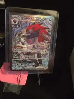 Pokemon TCG N's Zoroark EX 286/217 Ascended Hero’s Special Illustration Rare NM - Image 1