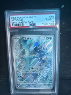 Pokemon TCG Articuno Journey Together 161/159 Psa 10 - Image 1