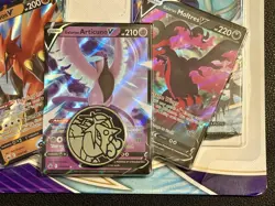 2 Pokemon Chilling Reign 2 Pack Blister Galarian Zapdos V, Articuno V, Moltres V - Image 4