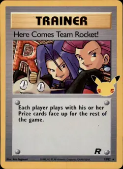 Here Comes Team Rocket! 15/82 Holo - Pokemon Celebrations: Classic Collection 2 - Image 1