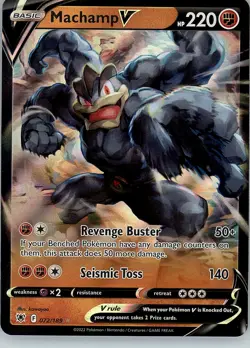 Machamp V 072/189 Holofoil - Pokemon SWSH10: Astral Radiance (2) - Image 1