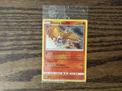 Sealed Pokemon Holo Black Star Promo Shining Ho-Oh – SM70 NM - Image 1