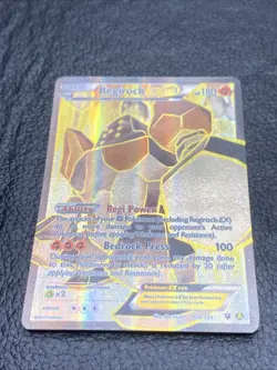 B6 Pokemon TCG Regirock EX 43a/124 Alt Art XY Premium Trainer Collection Promo - Image 1