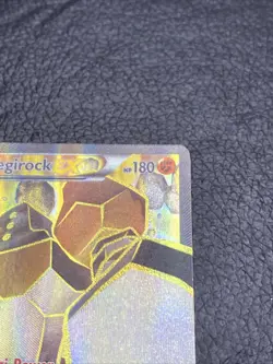 B6 Pokemon TCG Regirock EX 43a/124 Alt Art XY Premium Trainer Collection Promo - Image 3