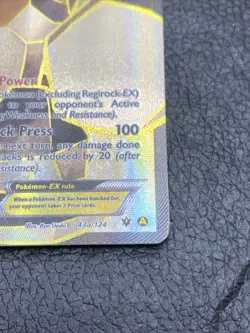 B6 Pokemon TCG Regirock EX 43a/124 Alt Art XY Premium Trainer Collection Promo - Image 4
