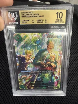Bandai One Piece Roronoa Zoro SP Foil Special PRB02-006 BGS 10 2026 - Image 1