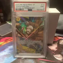 Speical Alternate Art Trafalgar Law One Piece 2025 PRB02 SP Japanese 119 PSA 9 - Image 1