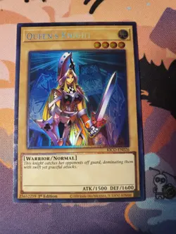 Queen's Knight [Collector's Rare] KICO-EN026 YuGiOh Kings Court NM - Image 1