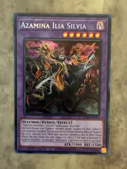 Yugioh! TCG - Azamina Ilia Silvia - Prismatic Secret Rare - MP25-EN103 - Image 1