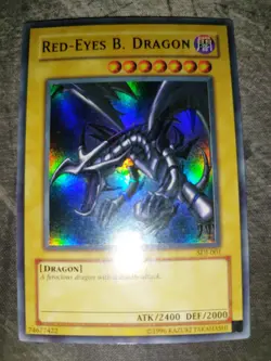 Yugioh Red-Eyes Black Dragon SDJ-001 - Ultra Rare Near Mint / NM - - Image 1