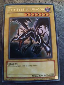 Yugioh Red-Eyes Black Dragon SDJ-001 - Ultra Rare Near Mint / NM - - Image 2