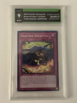 2023 Yugioh! - Traptrix Holeutea #SDBT-EN046 / 1st Edition - Graded Degree 9 - Image 1