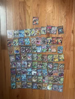 84 Pokemon V Cards, Ex Cards, Gx Cards From Sword And Shield, Scarlet And Violet - Image 1