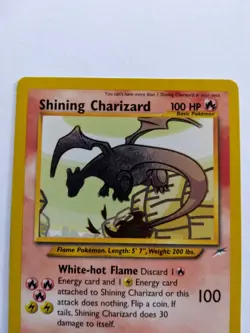 Pokemon TCG Shining Charizard Neo Destiny Holo Card 107/105 - MP/HP Condition - Image 4