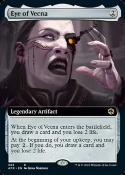 Eye of Vecna (Extended Art) -Foil Light Play MTG - Image 1