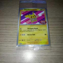 Pokemon Berkemeja Flower pink Promo Pikachu's Indonesia journey Card 190/SV-P - Image 1