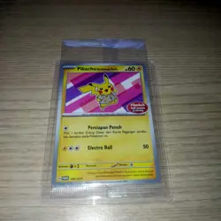 Pokemon Berkemeja Flower pink Promo Pikachu's Indonesia journey Card 190/SV-P - Image 3